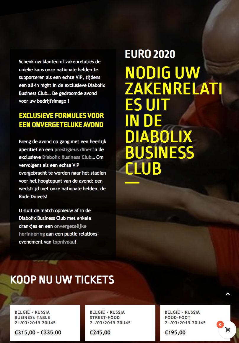 Page Internet. Diabolix Business Club. België – Russia. Business Table. 2019-03-21